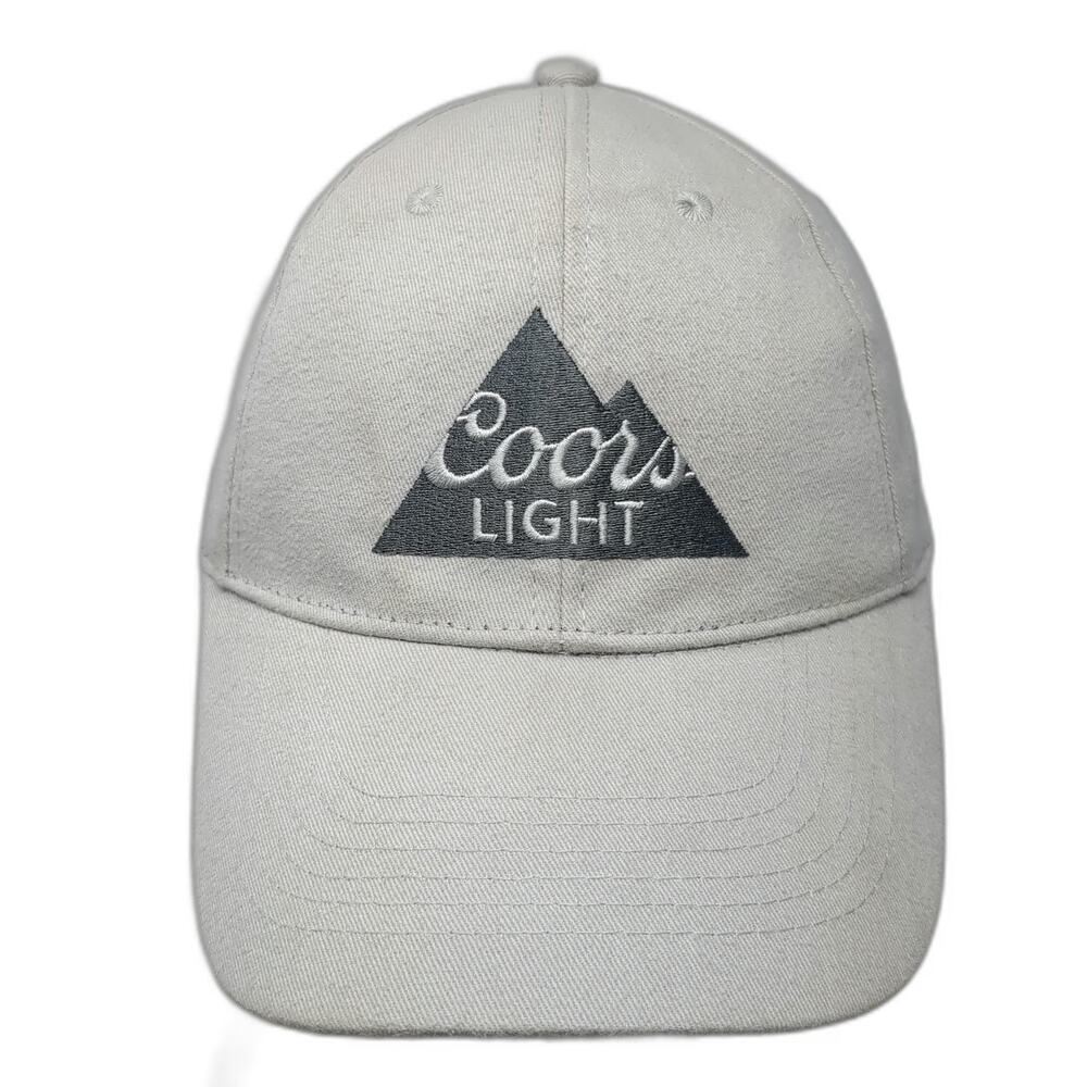 ACME Snapback Hat Gray OSFM Coors Light Mountain Logo Structured 6-Panel Beer